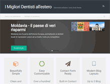 Tablet Screenshot of miglioridentistiestero.com
